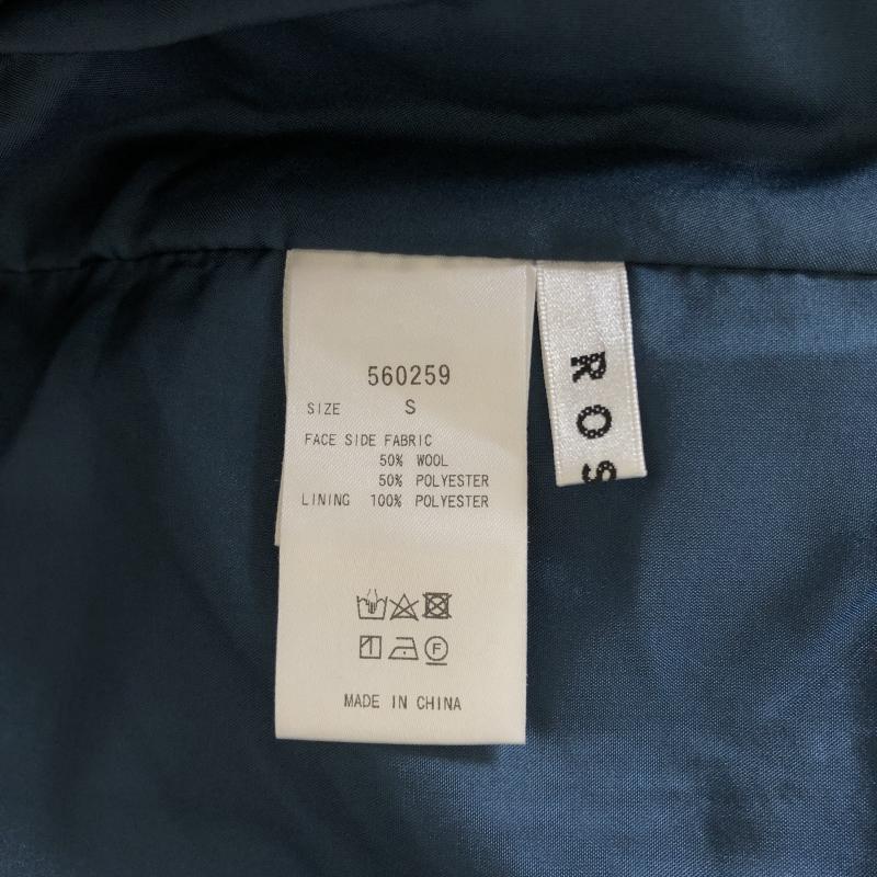 ロージー ROSIEE スカート ひざ丈スカート S 無地 青 / ブルー /  レディース USED 古着 中古 10005383