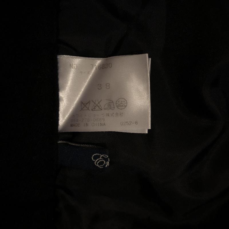 エンネア Ennea パンツ スラックス 38 無地 黒 / ブラック /  レディース USED 古着 中古 10005388