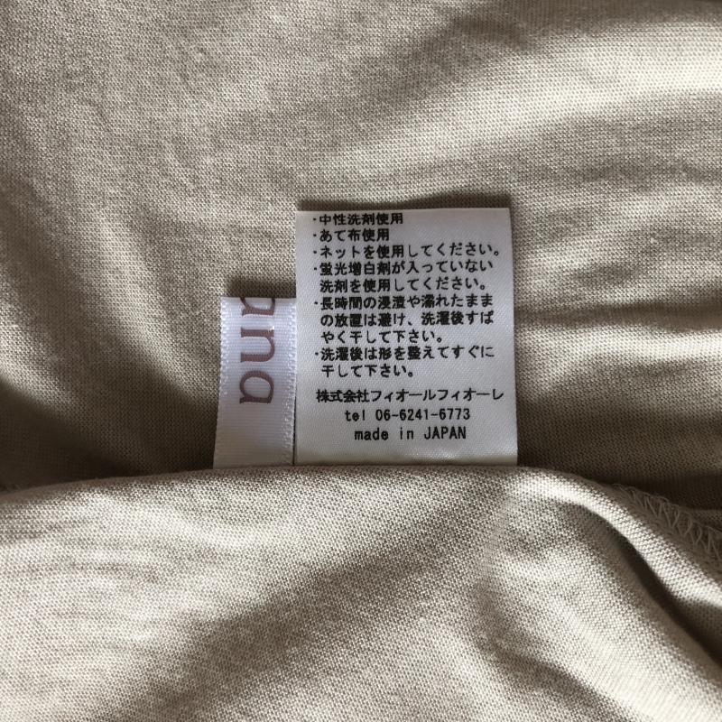 アナナス anana カットソー 半袖 袖にデザイン 38 無地 灰 / グレー /  レディース USED 古着 中古 10005404