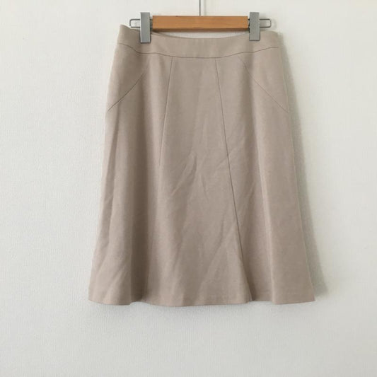 リフレクト Reflect スカート ひざ丈スカート 無地 ベージュ / ベージュ /  レディース USED 古着 中古 10005439