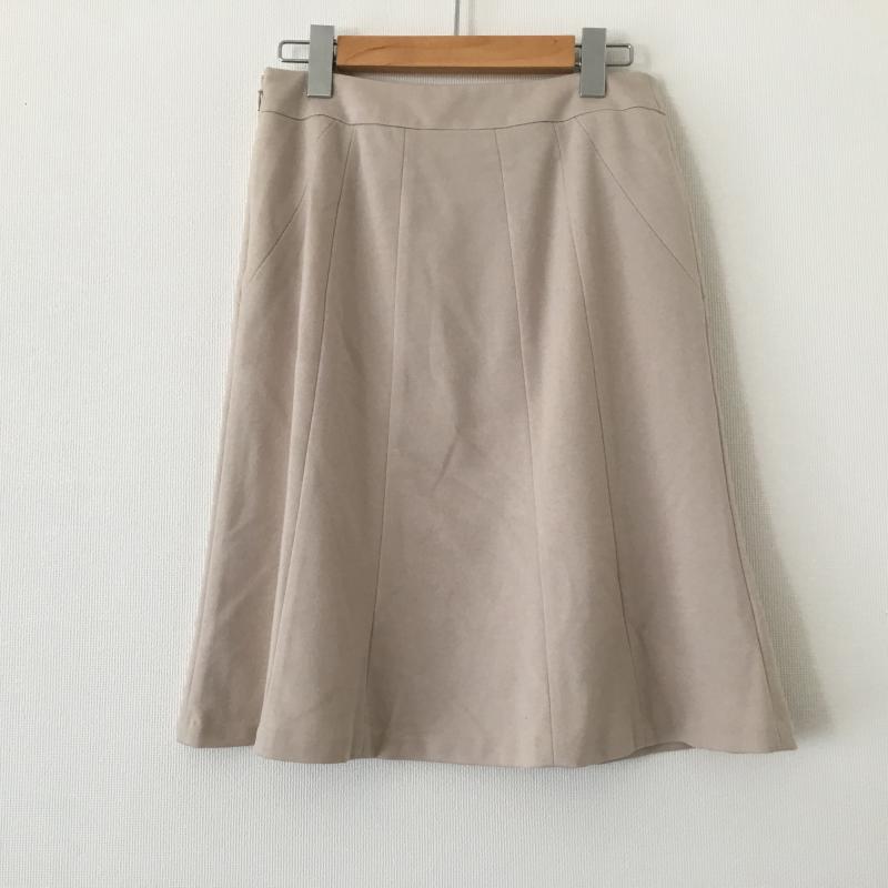 リフレクト Reflect スカート ひざ丈スカート 無地 ベージュ / ベージュ /  レディース USED 古着 中古 10005439