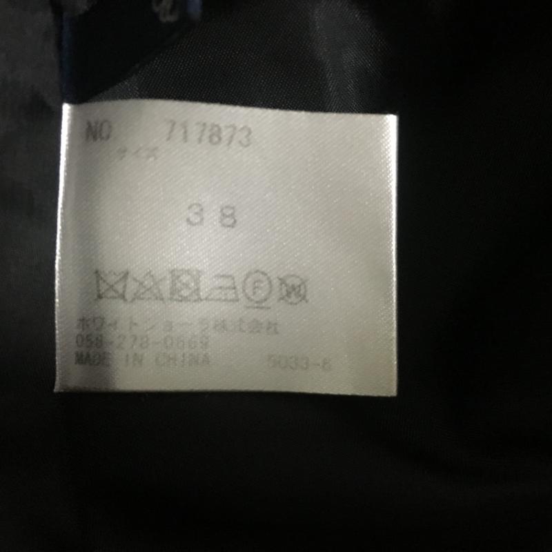 エンネア Ennea スカート ひざ丈スカート 38 無地 黒 / ブラック /  レディース USED 古着 中古 10005445