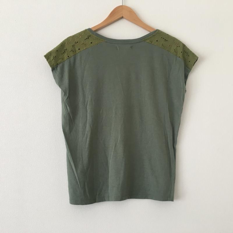 グリーンデイル ガーネット GREENDALE GARNET カットソー 半袖 M 無地 緑 / グリーン /  レディース USED 古着 中古 10005468