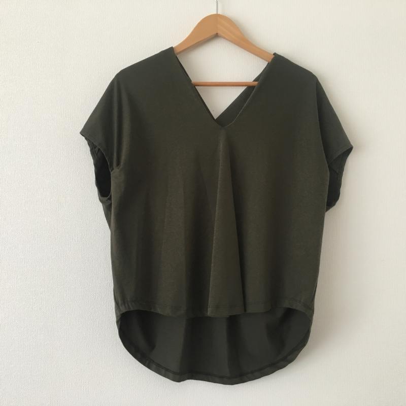 ロージー ROSIEE カットソー 半袖 38 無地 緑 / グリーン /  レディース USED 古着 中古 10005472