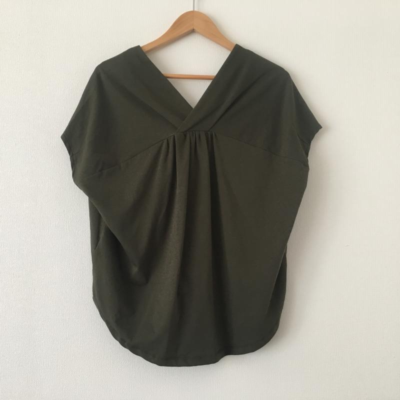 ロージー ROSIEE カットソー 半袖 38 無地 緑 / グリーン /  レディース USED 古着 中古 10005472
