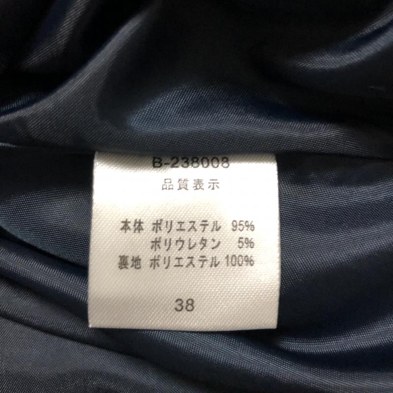 ドナマリー DONA MARIE ワンピース ミニスカート 38 無地 紺 / ネイビー /  レディース USED 古着 中古 10005562
