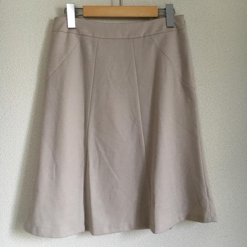 リフレクト Reflect スカート ひざ丈スカート ゴアードスカート 無地 ベージュ / ベージュ /  レディース USED 古着 中古 10005574
