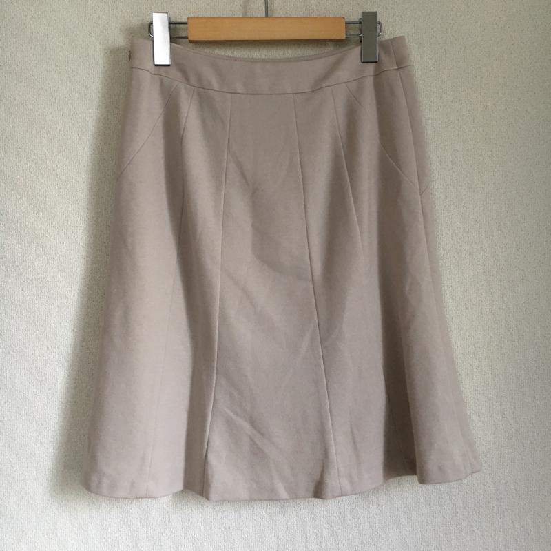 リフレクト Reflect スカート ひざ丈スカート ゴアードスカート 無地 ベージュ / ベージュ /  レディース USED 古着 中古 10005574