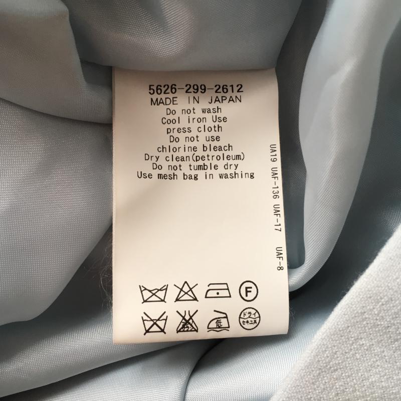 アナザーエディション Another Edition ワンピース ひざ丈スカート 無地 白 / ホワイト / X 青 / ブルー /  レディース USED 古着 中古 10005608