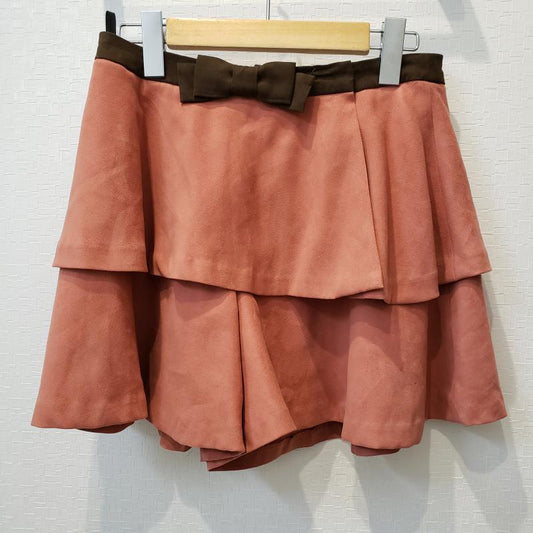 アナトリエ anatelier パンツ ショートパンツ 38 無地 橙 / オレンジ /  レディース USED 古着 中古 10005642
