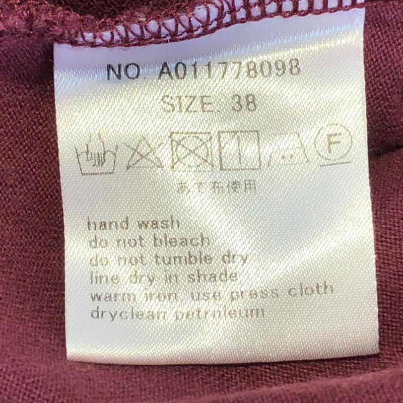 ノーブルブラン NobleBlanc カットソー 長袖 38 無地 紫 / パープル /  レディース USED 古着 中古 10005701