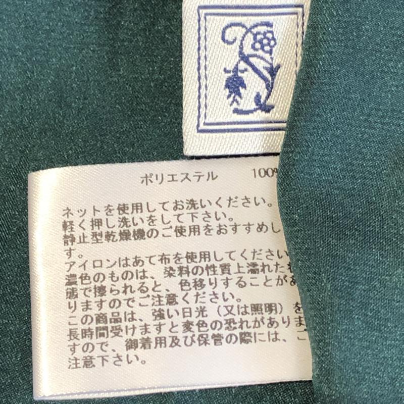 シードレイク Seadrake シャツ、ブラウス 長袖 38 無地 緑 / グリーン /  レディース USED 古着 中古 10005703