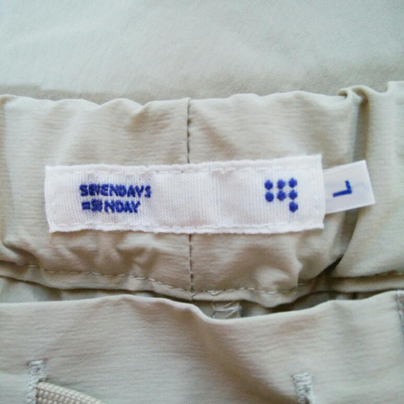 セブンデイズサンデイ SEVENDAYS=SUNDAY ボトムス ボトムス L 無地 ベージュ / ベージュ /  レディース USED 古着 中古 10005791