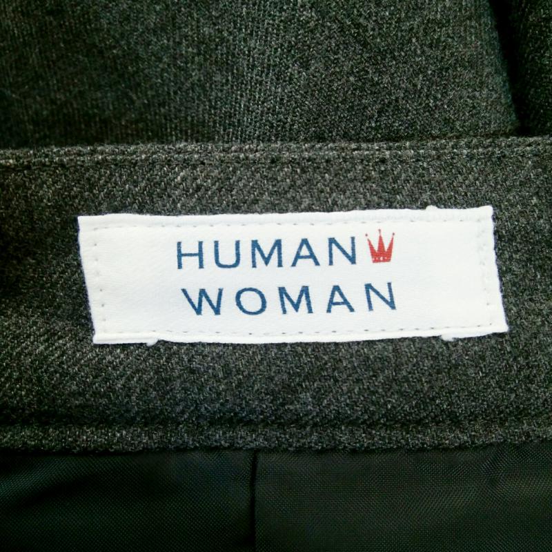 ヒューマンウーマン HUMAN WOMAN ボトムス ボトムス S 無地 灰 / グレー /  レディース USED 古着 中古 10005792