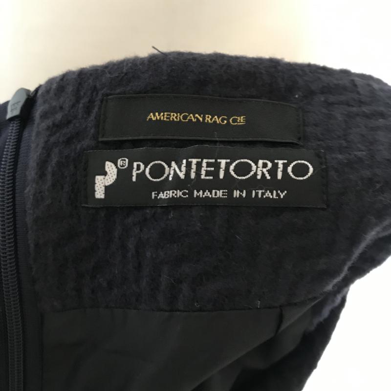 アメリカンラグシー AMERICAN RAG CIE スカート ミニスカート 0 総柄 紺 / ネイビー /  レディース USED 古着 中古 10005839