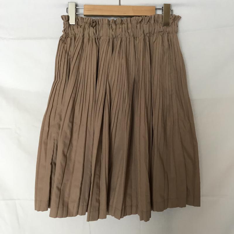ヨーロ YOLO スカート ひざ丈スカート 40 無地 ベージュ / ベージュ /  レディース USED 古着 中古 10005840