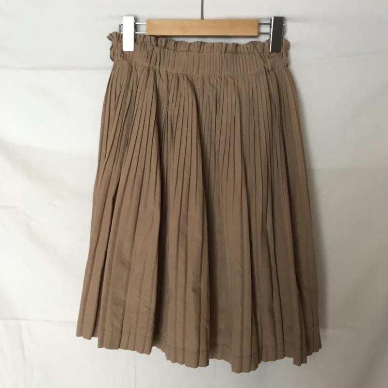 ヨーロ YOLO スカート ひざ丈スカート 40 無地 ベージュ / ベージュ /  レディース USED 古着 中古 10005840