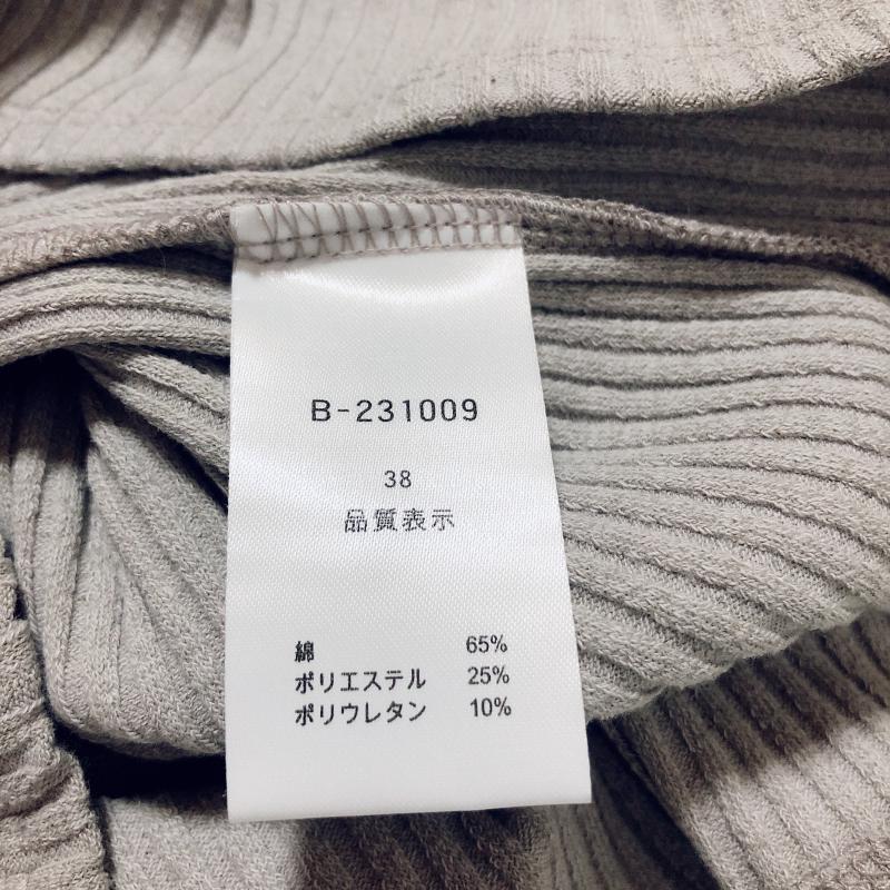 ドナマリー DONA MARIE カットソー 長袖 38 無地 灰 / グレー /  レディース USED 古着 中古 10005884