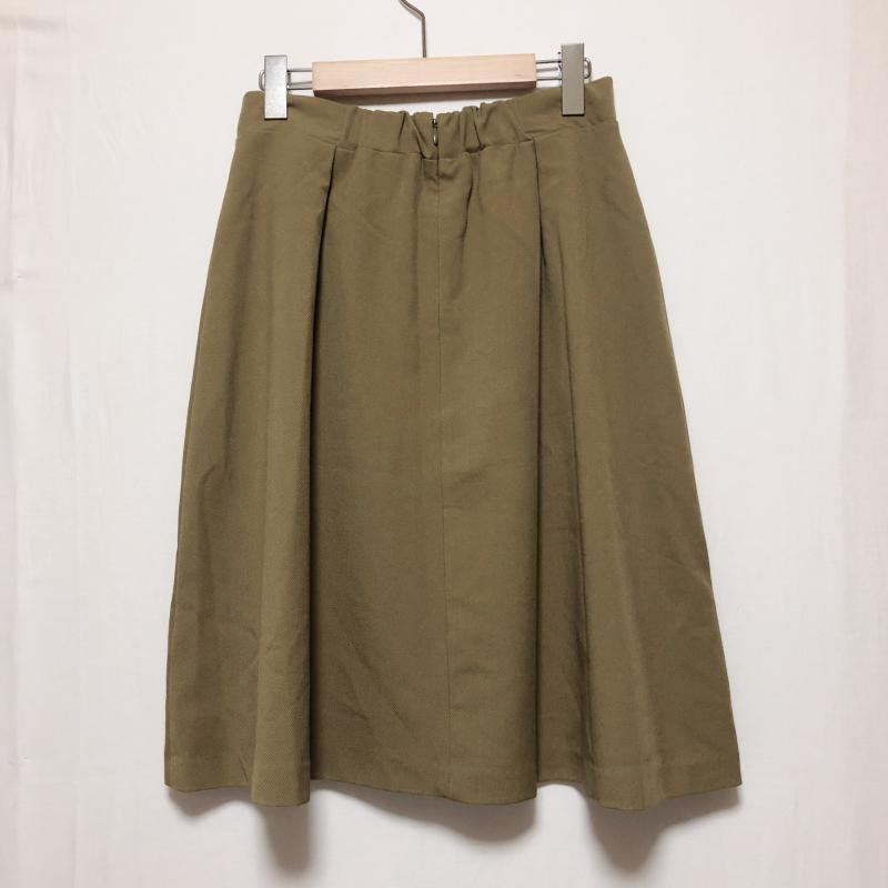 エンネア Ennea スカート ひざ丈スカート 40 無地 緑 / グリーン /  レディース USED 古着 中古 10005895