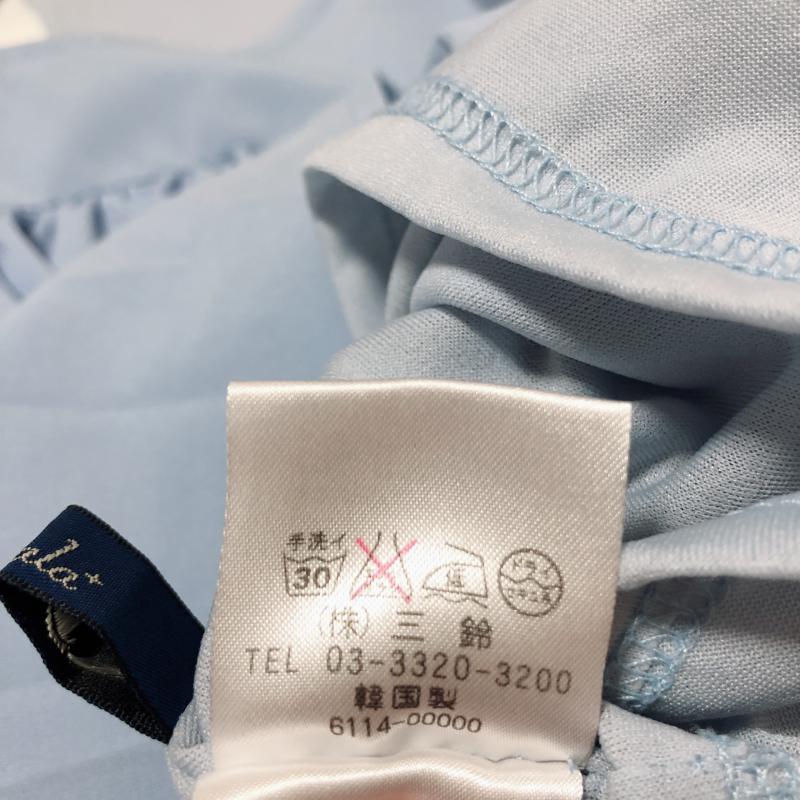 リアラ Reala シャツ、ブラウス 七分袖 FREE 無地 X 刺繍 X 花柄 青 / ブルー /  レディース USED 古着 中古 10005901