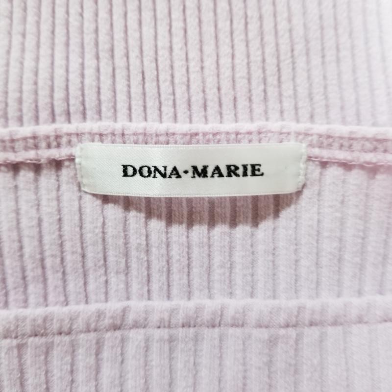 ドナマリー DONA MARIE カットソー 長袖 38 無地 桃 / ピンク /  レディース USED 古着 中古 10005996