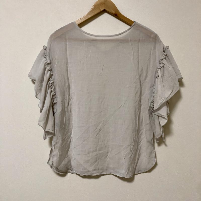 イェッカ ヴェッカ YECCA VECCA カットソー 半袖 FREE 無地 灰 / グレー /  レディース USED 古着 中古 10006043