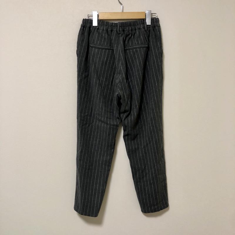 ダブルダージル DOUBLEDAZZLE パンツ スラックス M ストライプ 灰 / グレー / X 白 / ホワイト /  レディース USED 古着 中古 10006068