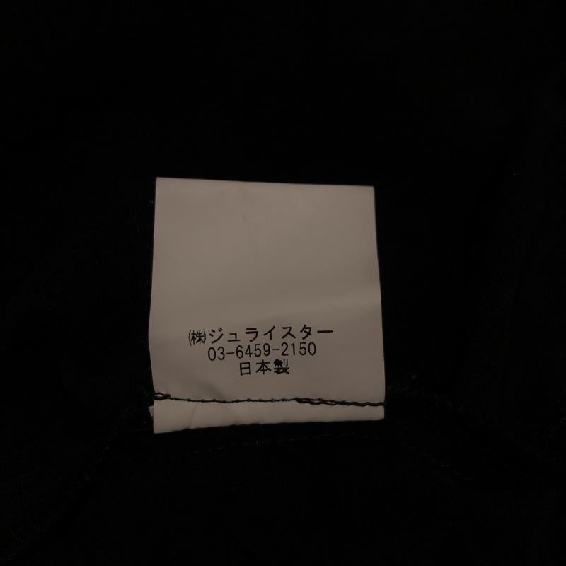ドレアング DreAng ワンピース ひざ丈スカート 裾に素材切り替え M 無地 黒 / ブラック /  レディース USED 古着 中古 10006089