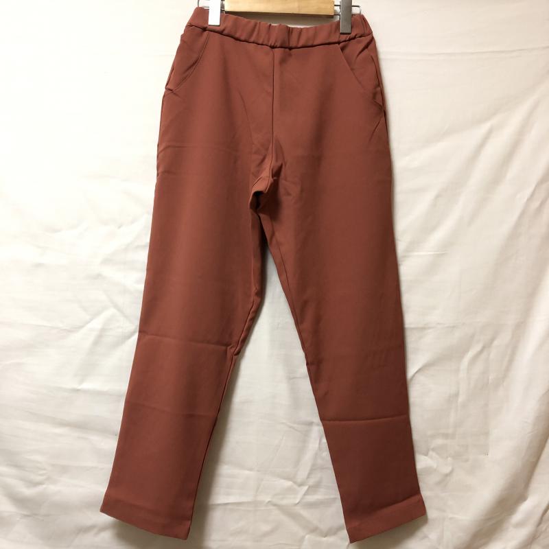 ロージー ROSIEE パンツ スラックス 40 無地 茶 / ブラウン / X 橙 / オレンジ /  レディース USED 古着 中古 10006133