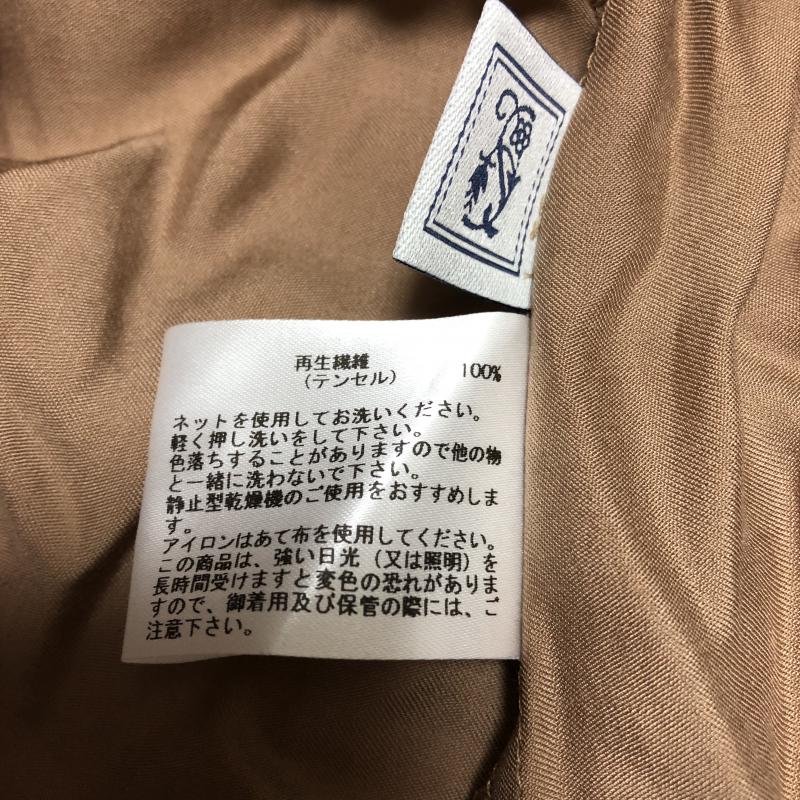 シードレイク Seadrake シャツ、ブラウス 長袖 40 無地 ベージュ / ベージュ /  レディース USED 古着 中古 10006176