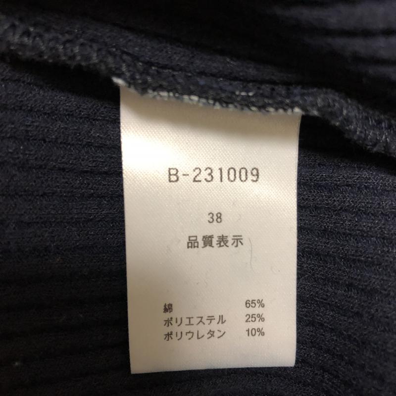 ドナマリー DONA MARIE カットソー 長袖 38 無地 紺 / ネイビー /  レディース USED 古着 中古 10006180