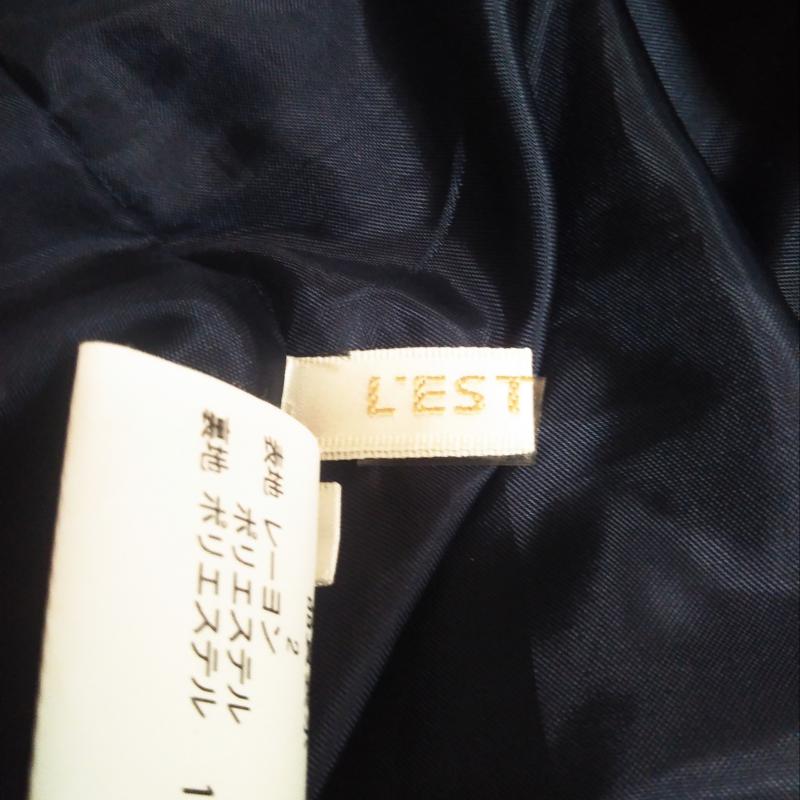 レストローズ L'EST ROSE スカート ミニスカート 2 無地 黒 / ブラック /  レディース USED 古着 中古 10006188