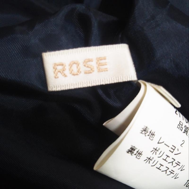 レストローズ L'EST ROSE スカート ミニスカート 2 無地 黒 / ブラック /  レディース USED 古着 中古 10006188