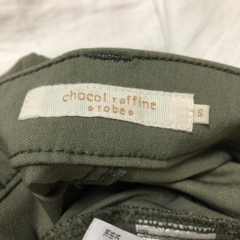 ショコラ フィネ ローブ chocol raffine robe パンツ スラックス S 無地 緑 / グリーン /  レディース USED 古着 中古 10006382