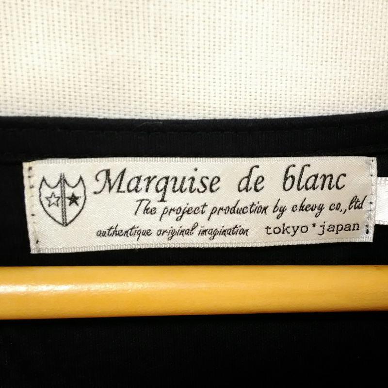 マルキスデブラン Marquise de blanc カットソー 長袖 38 無地 紺 / ネイビー /  レディース USED 古着 中古 10006396
