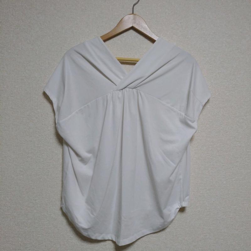 ロージー ROSIEE カットソー 半袖 38 無地 白 / ホワイト /  レディース USED 古着 中古 10006437