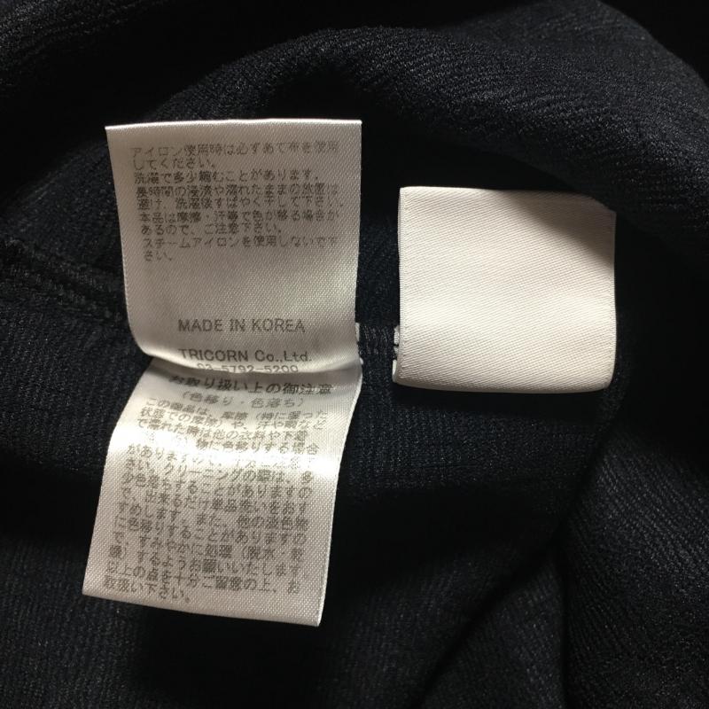 ヨーロ YOLO シャツ、ブラウス 七分袖 38 無地 紺 / ネイビー /  レディース USED 古着 中古 10006457