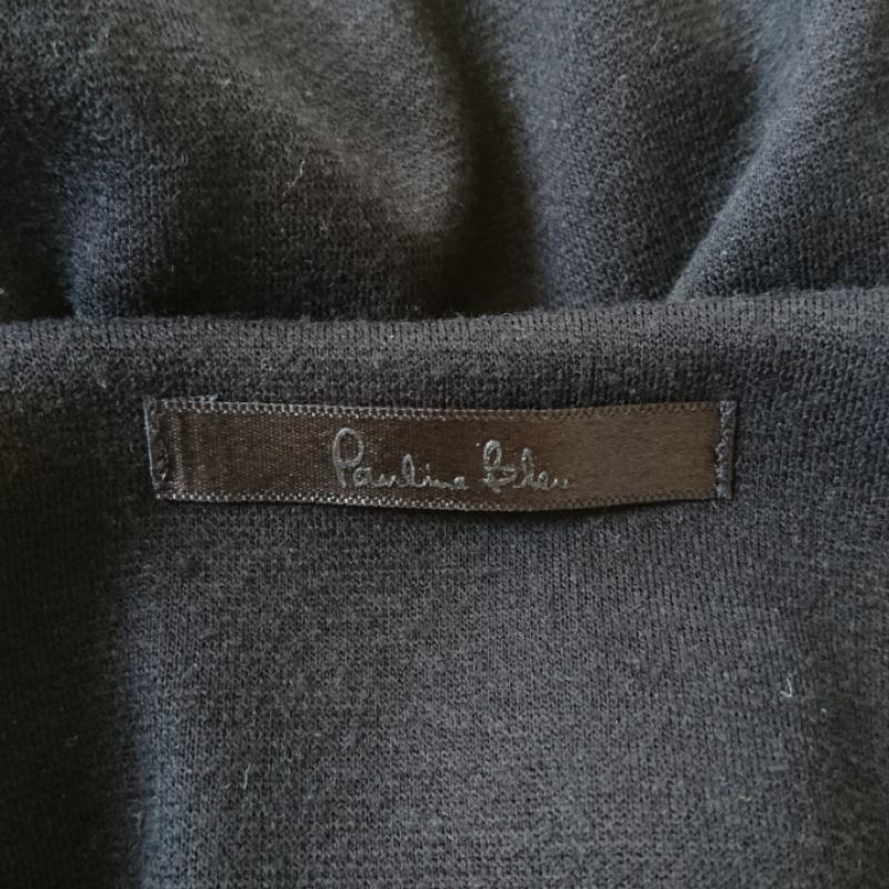 ポリーヌブロー Pauline Bleu カットソー 長袖 FREE 無地 黒 / ブラック /  レディース USED 古着 中古 10006522