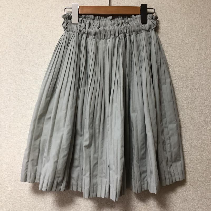 ヨーロ YOLO スカート ミニスカート 40 無地 灰 / グレー /  レディース USED 古着 中古 10006634