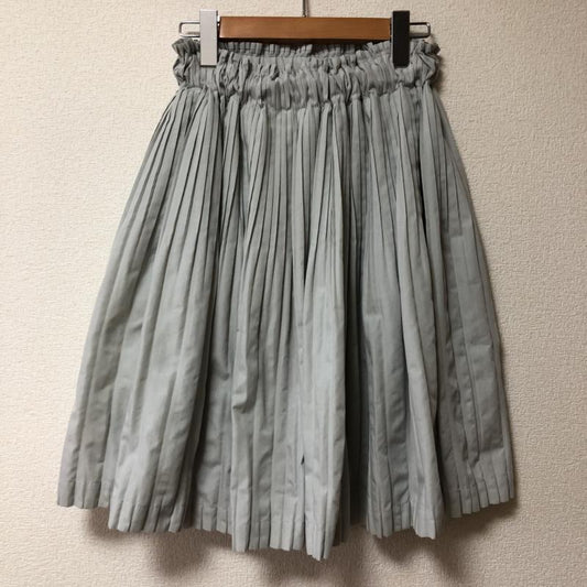 ヨーロ YOLO スカート ミニスカート 40 無地 灰 / グレー /  レディース USED 古着 中古 10006634
