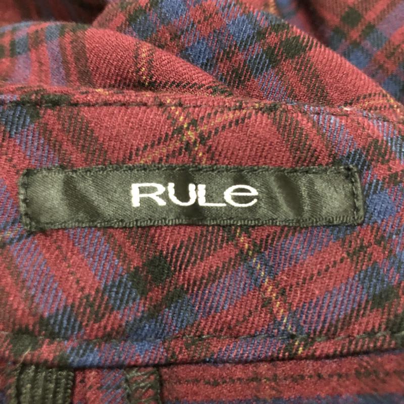 ルール RULe パンツ スラックス チェック 青 / ブルー / X 赤 / レッド / X マルチカラー / マルチカラー /  レディース USED 古着 中古 10006639