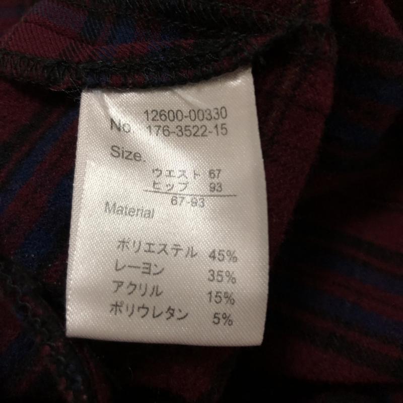 ルール RULe パンツ スラックス チェック 青 / ブルー / X 赤 / レッド / X マルチカラー / マルチカラー /  レディース USED 古着 中古 10006639
