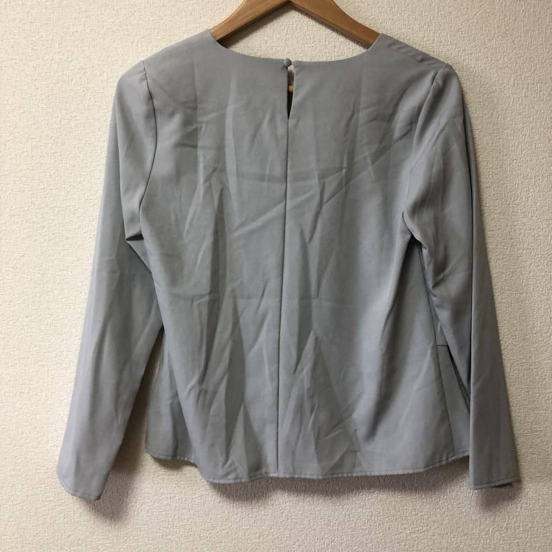 エマテイラー Emma Taylor カットソー 長袖 36 無地 青 / ブルー /  レディース USED 古着 中古 10006670