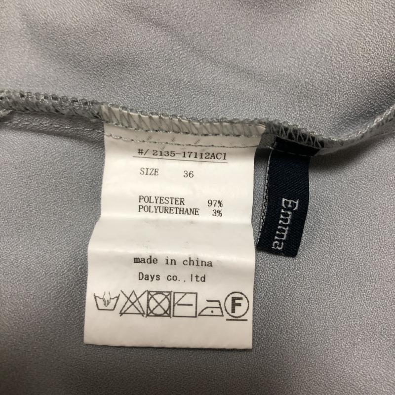 エマテイラー Emma Taylor カットソー 長袖 36 無地 青 / ブルー /  レディース USED 古着 中古 10006670