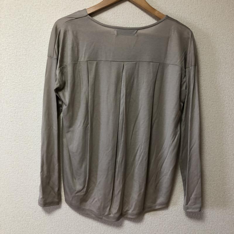 マルキスデブラン Marquise de blanc カットソー 長袖 38 無地 灰 / グレー /  レディース USED 古着 中古 10006671