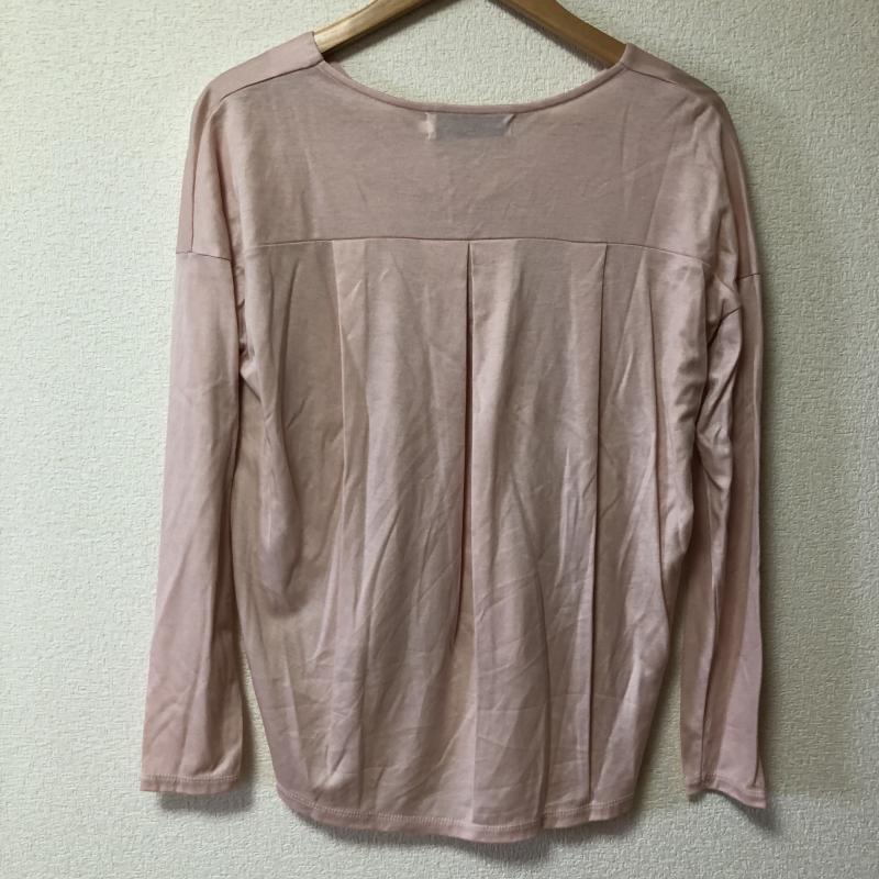 マルキスデブラン Marquise de blanc カットソー 長袖 40 無地 桃 / ピンク /  レディース USED 古着 中古 10006672