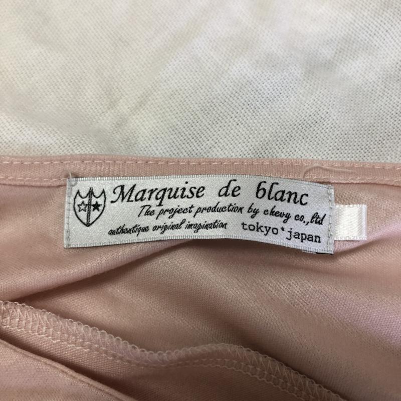 マルキスデブラン Marquise de blanc カットソー 長袖 40 無地 桃 / ピンク /  レディース USED 古着 中古 10006672