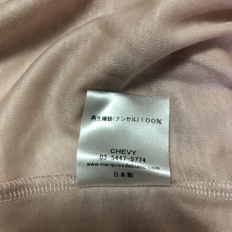 マルキスデブラン Marquise de blanc カットソー 長袖 40 無地 桃 / ピンク /  レディース USED 古着 中古 10006672