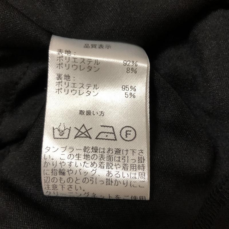 コクーン COCOON ワンピース ひざ丈スカート M 無地 X 刺繍 黒 / ブラック /  レディース USED 古着 中古 10006683