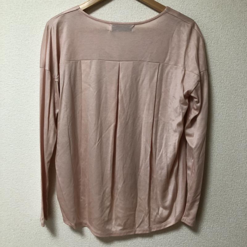 マルキスデブラン Marquise de blanc カットソー 長袖 40 無地 桃 / ピンク /  レディース USED 古着 中古 10006686